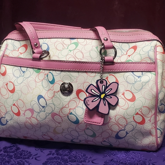 Coach multicolored signature Chelsea shoulder bag - Picture 5 of 6